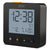 Zeon Digital Bedside Analogue Alarm Clock - Black